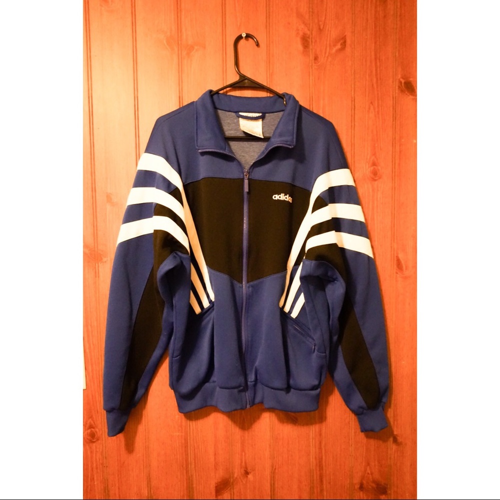 Blue adidas sweater